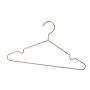 Koobay Top 17" Rose Copper Gold Shiny Steel Wire Clothes Hanger Non Slip Shoulders for Shirts,Coat,Slacks Storage & Display (10)