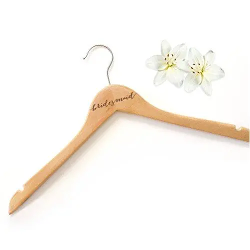 Wedding Hangers, Engraved Wooden Bridal Party Hangers for Bride & Bridesmaids Party, Rustic Chic Weddings Hangers Bridal Shower Gift Ideas Wedding Day Accessories Wedding Hangers, Engraved Wooden Bridal Party Hangers for Bride & Bridesmaids Party, Rustic Chic Weddings Hangers Bridal Shower Gift Ideas Wedding Day Accessories