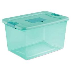 STERILITE 64 Quart Fresh Scent Stackable Plastic Storage Boxes Container (12 Pack)