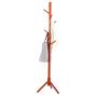 Decdeal Wooden Coat Rack Tree with 8 Hook - Standing Coat Rack Hat Hanger Stand for Clothes Suits Accessories, 4 Color