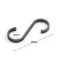 JCBIZ 12pcs Black Space Aluminum S Hook Flat S Shape Bathroom Kitchen Railing S Hanger Multi-Purpose Spoon Pan Pot Towel Cloths etc. Accessories Hangers Fit for Below 19mm Round Rod JCBIZ 12pcs Black Space Aluminum S Hook Flat S Shape Bathroom Kitchen Railing S Hanger Multi-Purpose Spoon Pan Pot Towel Cloths etc. Accessories Hangers Fit for Below 19mm Round Rod