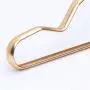 QKKstore Clothes Hanger Durable Antideformation Aluminium Alloy Closet Adult Skirt Dress Clothing Towel Storage Rack Hangers for Clothes,Gold