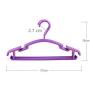 High-tech type 10 PCs 2715 cm Children Clothes Hanger Baby Coat Towel Storage Organizer with Hooks Drying Rack,Yellow