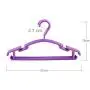 High-tech type 10 PCs 2715 cm Children Clothes Hanger Baby Coat Towel Storage Organizer with Hooks Drying Rack,Yellow