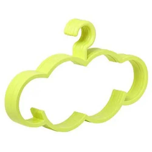 Creative Cloud Hangers, Non Slip Plastic Clothes Hangers No Trace Space Saving for Sweater Shirts Camisole Household-Yellow 5-Pack Creative Cloud Hangers, Non Slip Plastic Clothes Hangers No Trace Space Saving for Sweater Shirts Camisole Household-Yellow 5-Pack