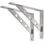 YUMORE Shelf Bracket 10'', Heavy Duty Stainless Steel Solid Shelf Support Corner Brace Joint Right Angle Bracket, The Bar with Hole to Hang Clothes Hooks or S Hook, 1 L Bracket with 2 S Hook,2 Pack YUMORE Shelf Bracket 10'', Heavy Duty Stainless Steel Solid Shelf Support Corner Brace Joint Right Angle Bracket, The Bar with Hole to Hang Clothes Hooks or S Hook, 1 L Bracket with 2 S Hook,2 Pack