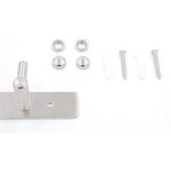 DiER 304 Stainless Steel 5 Hooks Wall Hanger Hook Clothes Coat Hat Holder For Bathroom Kitchen