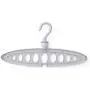 Magic Hangers, Space Saving Clothes Hangers 360° Swivel Hooks Plastic Hanger Organizer Closet Organizer -Gray 3-Pack