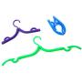 shlutesoy Travel Collapsible Portable Hangers Magic Plastic Anti-Skid Clothes Holder - Random Color