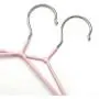 10PC Random Color Stainless Steel Clothes Hanger Decoration Non-Slip Space Saving Clothes Hangers with Hook Closet Organizer Drying Racks