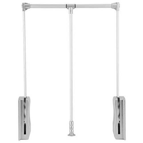 Lift/Pull Down Adjustable Width Hanger,Wardrobe Clothes Hanging Rail Space Saving (Size : 60-83cm)