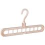 Magic Clothes Hanger,GTWCK 360 Degrees Rotating Multi-Function Nine Hole Hanger Plastic Non Slip Drying Rack for Home Bedroom (Nordic Beige) Magic Clothes Hanger,GTWCK 360 Degrees Rotating Multi-Function Nine Hole Hanger Plastic Non Slip Drying Rack for Home Bedroom (Nordic Beige)