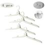 HJYPYJ Magic Clothes Hangers Organizer, Travel Folding Hanger, Home Non-Slip Space Saving Hanger/Green / 4 pcs
