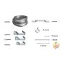 Picture Hanging Assortment KIT, Includes Hooks, Nails, Sawtooth Hangers, and Picture Hanging Wire. Perfect for All Your Paintings, Family Photos, Canvas and Artwork.