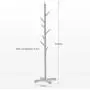 Barture Children’s Coat Rack Wooden Kids Coat Tree Stand Clothes Hat Rack Hangers for Childrens Bedrooms (Two Colors) (Color : Pink)