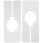 Homend 50 Pack White Clothing Rack Size Dividers Rectangular Hangers Dividers with 1 Piece Marker Pen for Home or Cloth Store Homend 50 Pack White Clothing Rack Size Dividers Rectangular Hangers Dividers with 1 Piece Marker Pen for Home or Cloth Store