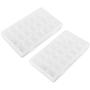 SUPVOX 2pcs 21 Compartments Boxes Shockproof Transparent Nail Art Jewelry Bead Container Empty Storage Boxes Case Holder Nail Art Organizer for Salon SUPVOX 2pcs 21 Compartments Boxes Shockproof Transparent Nail Art Jewelry Bead Container Empty Storage Boxes Case Holder Nail Art Organizer for Salon