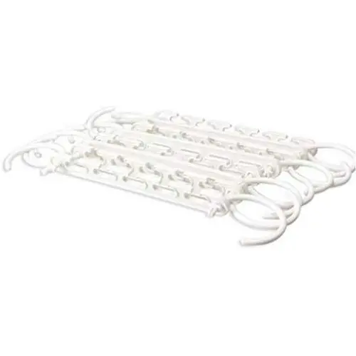 10Pcs Home Clothes Hanger Rack Kid Clothes Adjustable Clothing Hook Magic Space Saver Organizer