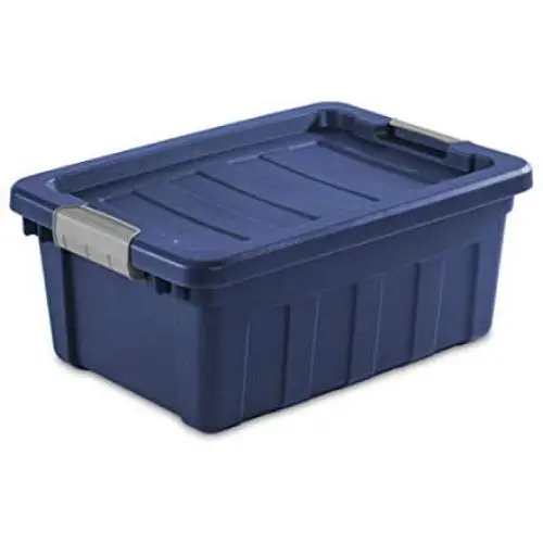 Wisechoice Durable 10 Gallon Holiday Storage Tote with Latching Lid Type - Made in USA Wisechoice Durable 10 Gallon Holiday Storage Tote with Latching Lid Type - Made in USA