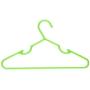TSWCL 30 Pcs Plastic Hangers Lot Children Kid Infant Toddler Clothes Lime Durable New
