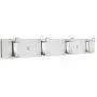 NIKKY HOME Coat Rack Hanger Wall Mounted Coat Rack Hanger Dual Hooks 4 Hooks, White NIKKY HOME Coat Rack Hanger Wall Mounted Coat Rack Hanger Dual Hooks 4 Hooks, White
