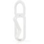 HANGERWORLD 120 White 1.8inch Plastic Space Saving Coat Clothes Garment Hanger Connector Hooks