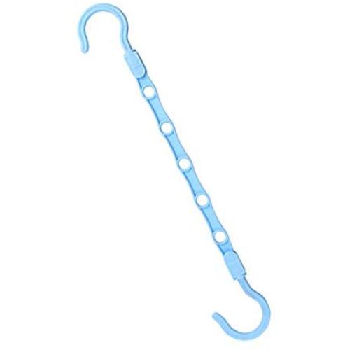EvaroFly Multipurpose Portable Folding Hanger, Save Space Storage Clothes Hanger, Travel Camping -Blue 10 Pcs