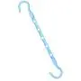 EvaroFly Multipurpose Portable Folding Hanger, Save Space Storage Clothes Hanger, Travel Camping -Blue 10 Pcs