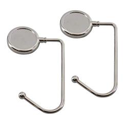 Cabilock 2pcs Purse Hook Hanger Zinc Alloy Handbag Hanger Bag Hanger Closet Organizer Holder for Women Ladies