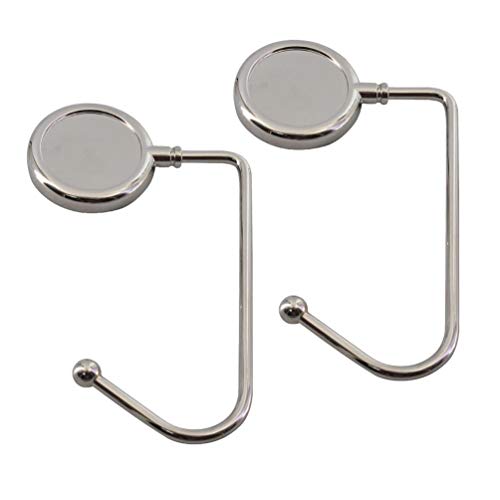 Cabilock 2pcs Purse Hook Hanger Zinc Alloy Handbag Hanger Bag Hanger Closet Organizer Holder for Women Ladies