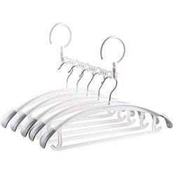 Wecnday-Home Space Saving Hangers 2-Pack Hangers Set Space Saving PP Durable Clothes Hangers Closet Organizers for Coats Jackets Dorm Room Apartment Essentials Tie Hanger Storage Coat Hangers