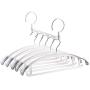 Wecnday-Home Space Saving Hangers 2-Pack Hangers Set Space Saving PP Durable Clothes Hangers Closet Organizers for Coats Jackets Dorm Room Apartment Essentials Tie Hanger Storage Coat Hangers
