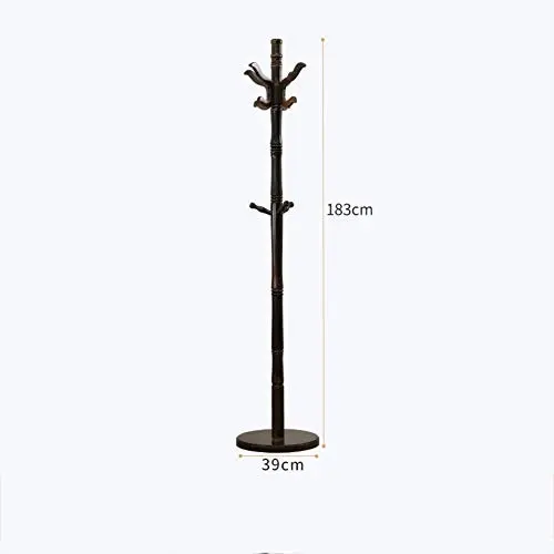 GGYDD Rubber Wood Coat Rack, Free Standing Hat Hanger Tree Holder Entryway Clothes Rack with Round Base for Jackets Hats Bags Umbrella-d 39x183cm(15x72inch) GGYDD Rubber Wood Coat Rack, Free Standing Hat Hanger Tree Holder Entryway Clothes Rack with Round Base for Jackets Hats Bags Umbrella-d 39x183cm(15x72inch)