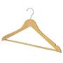 Whitmor GRADE A Natural Wood Suit Hangers (Set of 16)