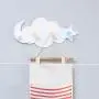Colorido Creative Cloud Moon Star Shape Wall Mount Hook Space Saving Clothes Hanger Door Back Holder Rack Hanger