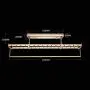 YHLZ Drying Rack, Wall Mounted Folding Clothes Hanger Drying Rack with Octagonal LED Panel Light, UV Disinfection Lamp, Safety Protection System