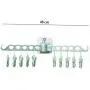 10 Clips Travel Folding Hanger Plastic Pants Skirt Hangers Magic Space Saving Clothes Hangers for Home and Travel 10 Clips Travel Folding Hanger Plastic Pants Skirt Hangers Magic Space Saving Clothes Hangers for Home and Travel