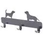 Dog Shaped Bathroom Punching-Free Clothes Hanger Stainless Steel Wall 3 Hooks, Back Door Hanging Peg for Towel Dog Shaped Bathroom Punching-Free Clothes Hanger Stainless Steel Wall 3 Hooks, Back Door Hanging Peg for Towel