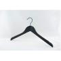 10 Pieces Luxury Black Wooden Hanger for Clothes Blouse Shirts Decoration, 38 cm Length