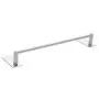 Taozun Self Adhesive 16-Inch Bathroom Towel Bar Brushed SUS 304 Stainless Steel Bath Wall Shelf Rack Hanging Towel Stick On Sticky Hanger Contemporary Style