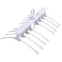 Multifunctional Hangers Folding Coat Hangers Multi-Layer Clothes Hanger Space Saving Portable Indoor Airer (Color : White)