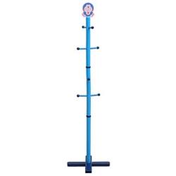 Dika UK Coat Racks Free Standing Wooden Coat Rack Child Solid Wood Bedroom Landing Cartoon Hangers Kindergarten Clothes Hanger Blue