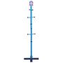 Dika UK Coat Racks Free Standing Wooden Coat Rack Child Solid Wood Bedroom Landing Cartoon Hangers Kindergarten Clothes Hanger Blue