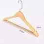 SAASNY Standard Hangers,10 Pieces Deluxe Coat Suit Garment Clothes Broad Ends And Non Slip Trouser Bar For Jacket,Shirt Coat Standard Hangers,44.5cm Wide Ideal For Home And Shops-Space Saving Solution