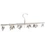 XISAOK Hanging Rack/Collapsible Clothes Pegs Drying Rack/Windproof Laundry Hanger-20 Clothespin