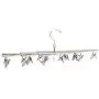 XISAOK Hanging Rack/Collapsible Clothes Pegs Drying Rack/Windproof Laundry Hanger-20 Clothespin