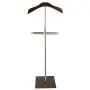 Mind Reader Stainless Steel Valet Suit Rack Stand, Dark Brown Mind Reader Stainless Steel Valet Suit Rack Stand, Dark Brown