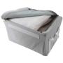 Premier Housewares Folding Storage Box, 35 x 25 x 19 cm - Grey