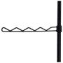 Bonnlo Sturdy Rolling Shelving Garment Rack with 1 Hanger 3 Adjustable Shelves 1 Side Hanger Clothes Rack for Closet Organizer Movable Wardrobe 35.4" L x 17.7" W x 71&quotH - Black