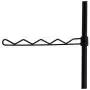 Bonnlo Sturdy Rolling Shelving Garment Rack with 1 Hanger 3 Adjustable Shelves 1 Side Hanger Clothes Rack for Closet Organizer Movable Wardrobe 35.4" L x 17.7" W x 71&quotH - Black